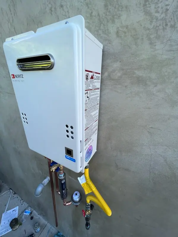 Tankless water heater installation for Wellesley Fells homes